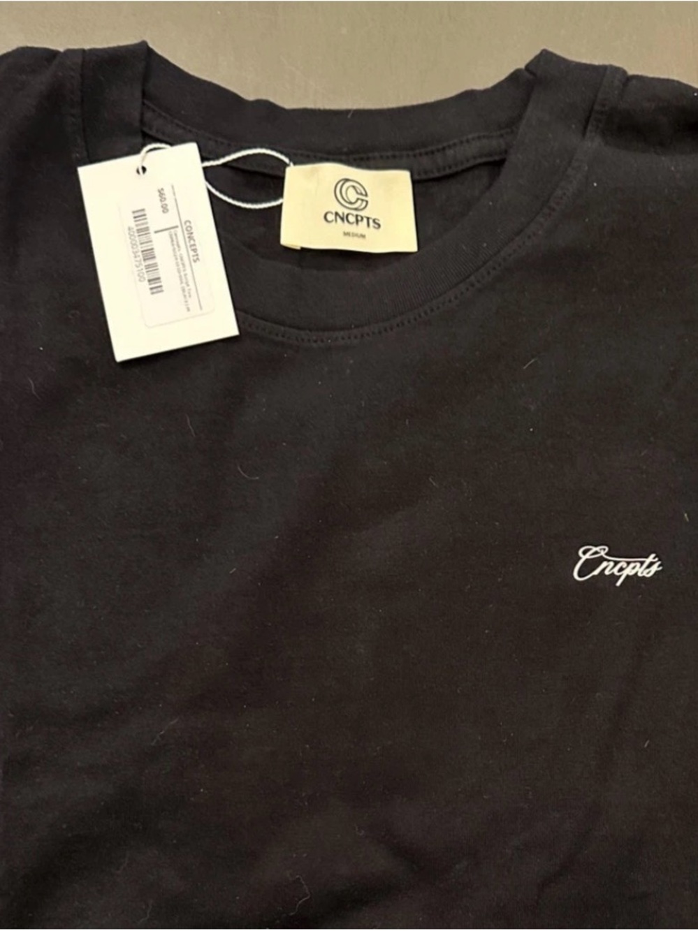 Cncpts Black Short-Sleeve Logo Tee NWT Streetwear